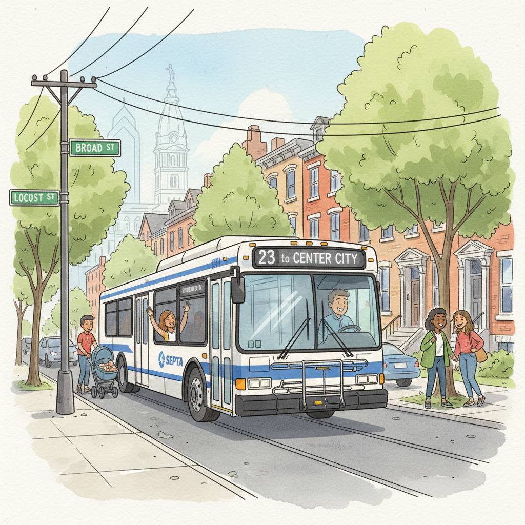 Philadelphia SEPTA Reroutes Buses for Community Festival