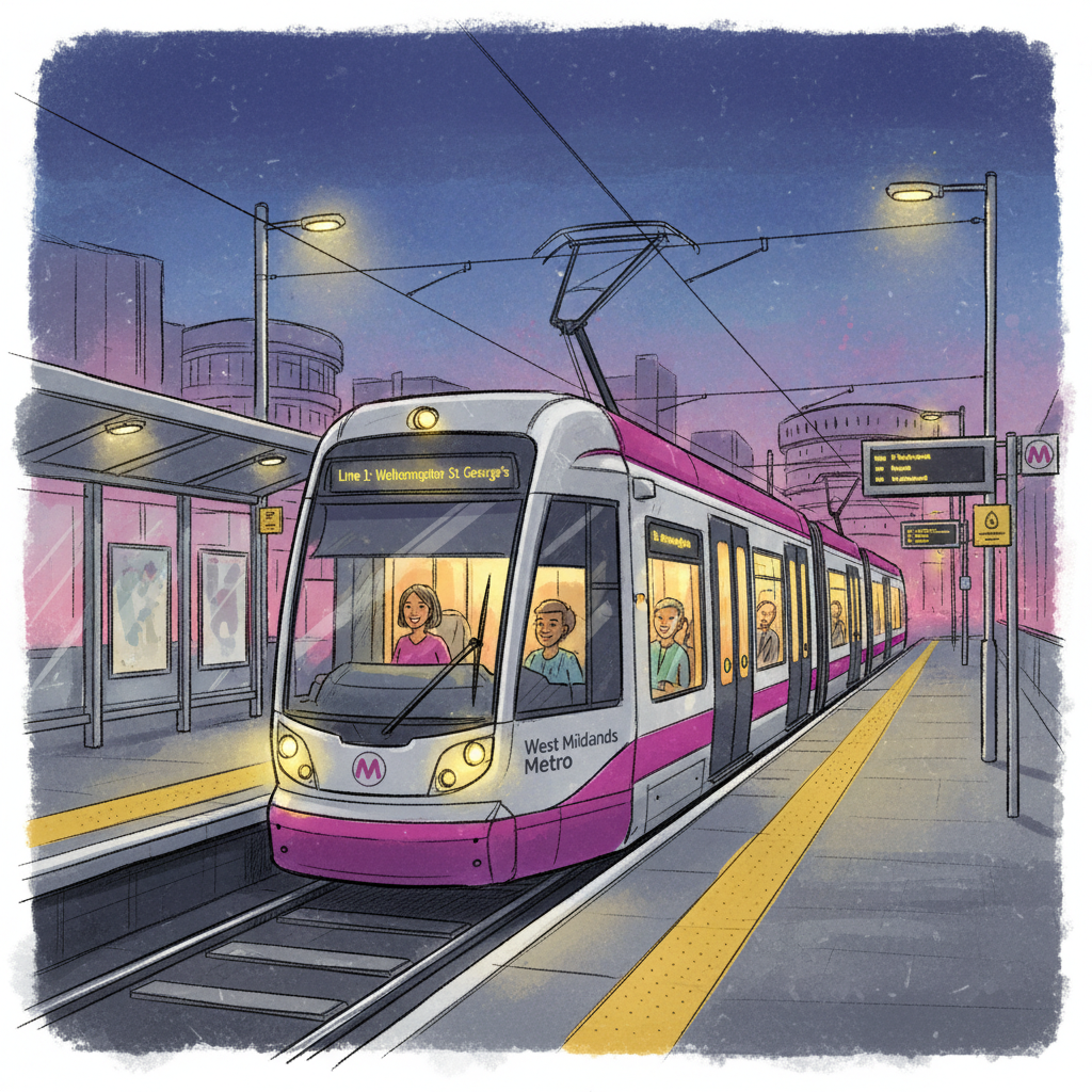 West Midlands Metro Clarifies Last Tram Route