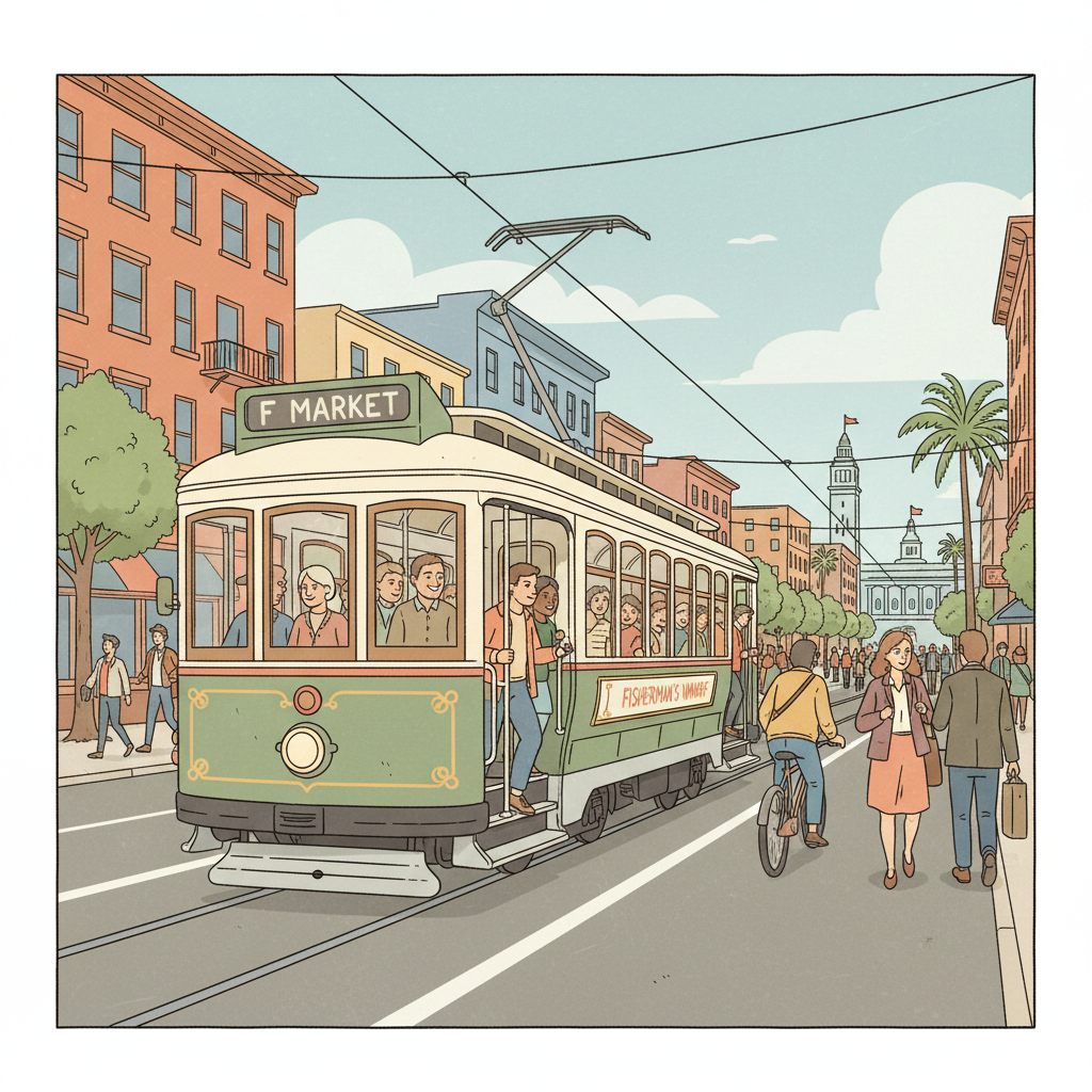 SF's F Line Celebrates 30 Years of Moving History