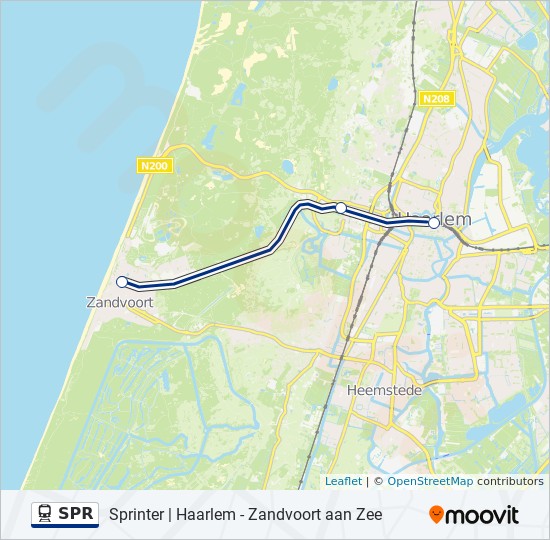 Bekwaam Kind Snazzy spr Route: dienstregelingen, haltes en kaarten - Haarlem (Bijgewerkt)