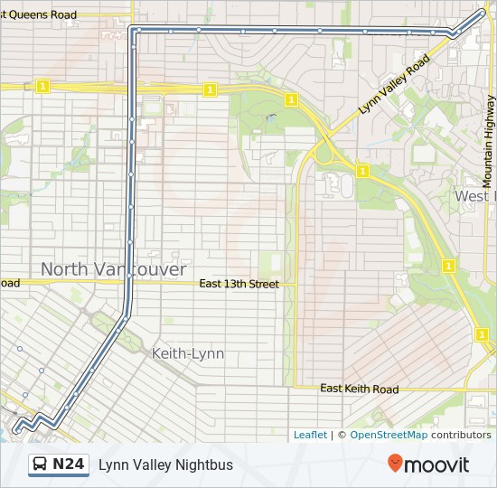 N24 Bus Schedule 2022 N24 Route: Schedules, Stops & Maps - Lynn Valley Nightbus (Updated)