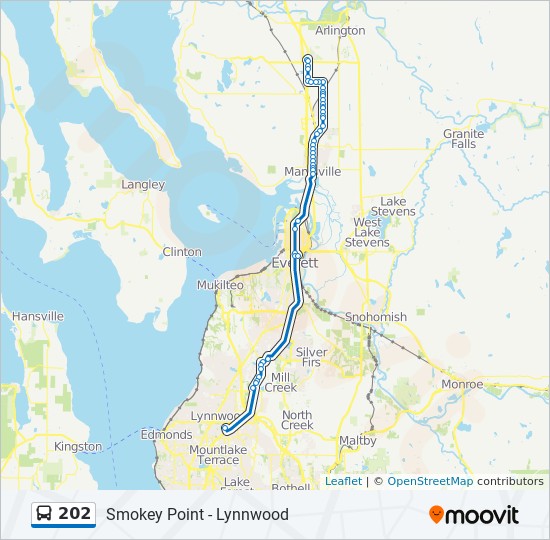 202 Route Time Schedules Stops Maps Smokey Point