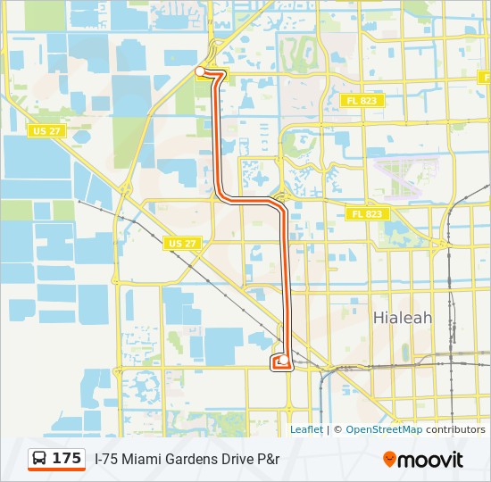 175 route: time schedules, stops & maps - 175 - nw dade