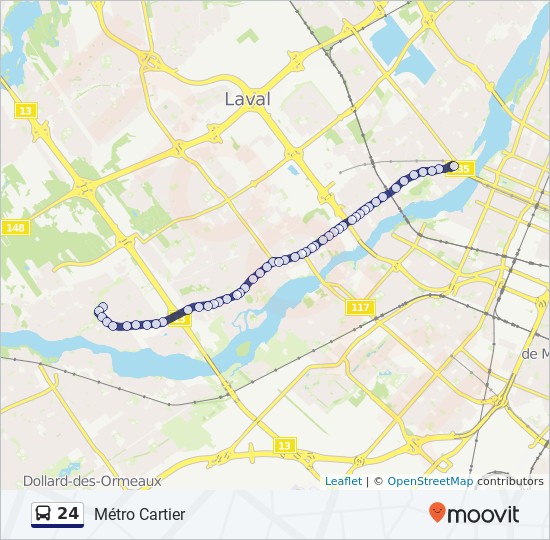 24 Route: Time Schedules, Stops \u0026 Maps 