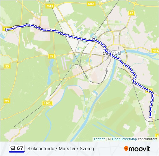 67-es Busz Menetrendje Szeged