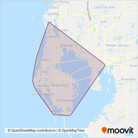 Pinellas Suncoast Transit Authority Bus Routes In Tampa St