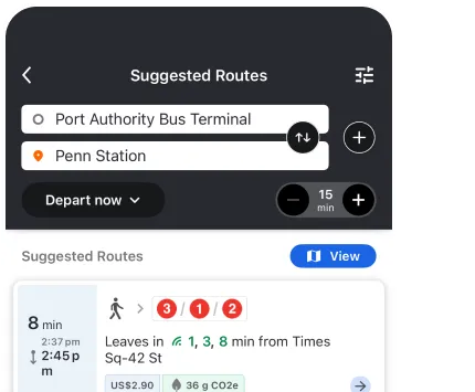 Choose your best route
