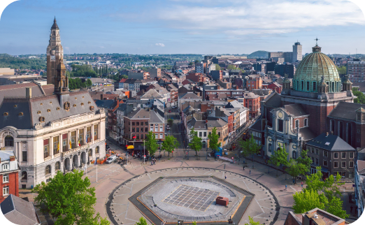 Brussels to Charleroi
