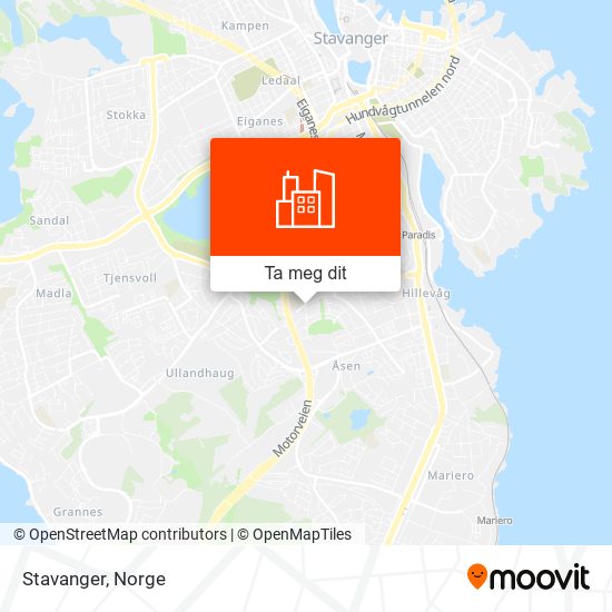 Stavanger kart