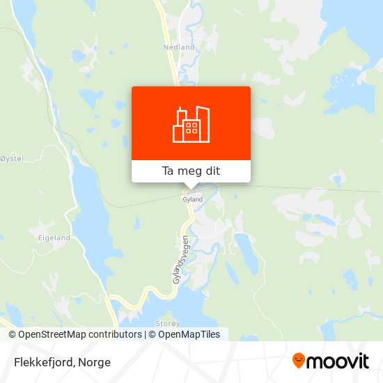 Flekkefjord kart
