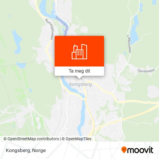 Kongsberg kart