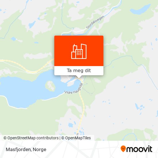 Masfjorden kart