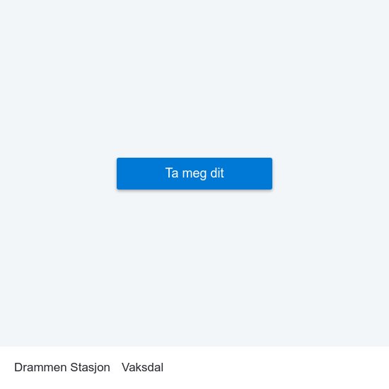 Drammen Stasjon to Vaksdal map