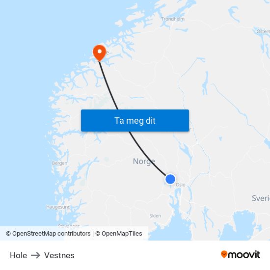 Hole to Vestnes map