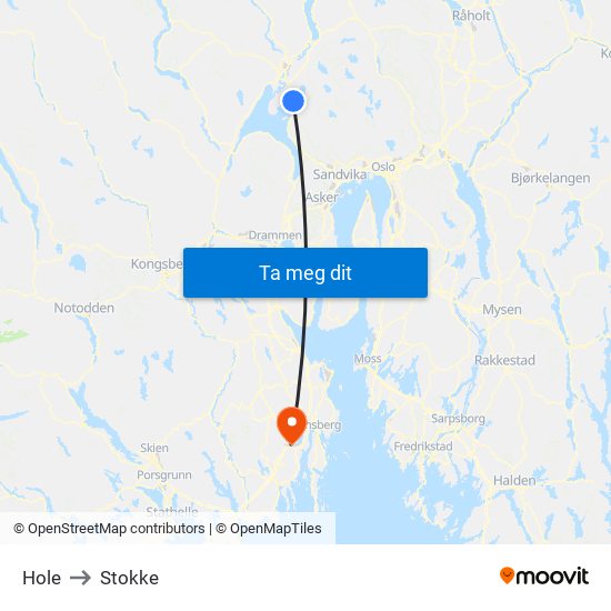 Hole to Stokke map