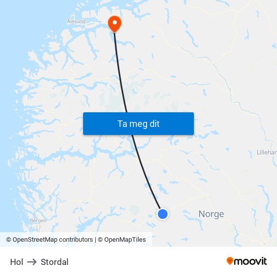Hol to Stordal map