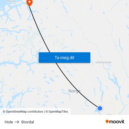 Hole to Stordal map