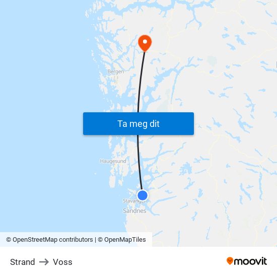 Strand to Voss map