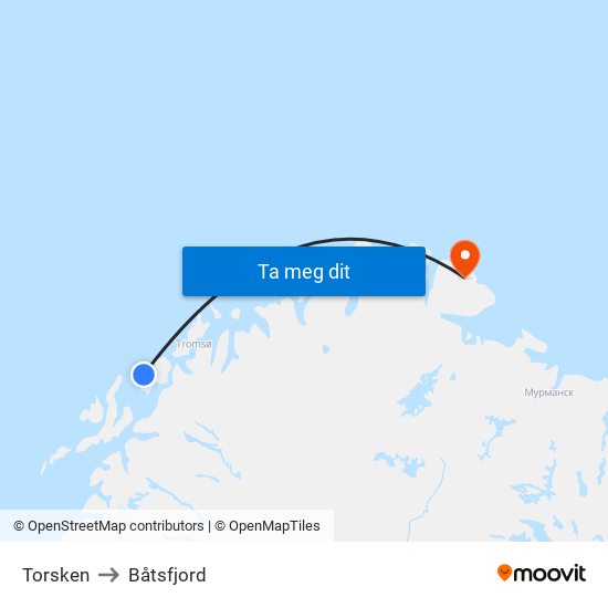 Torsken to Torsken map