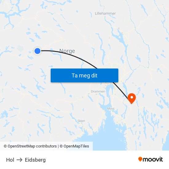 Hol to Eidsberg map