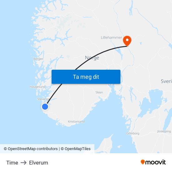 Time to Elverum map