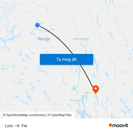 Lom to Fet map