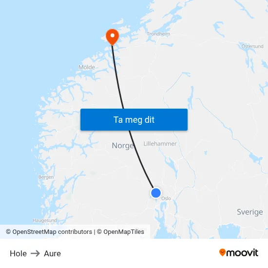 Hole to Aure map