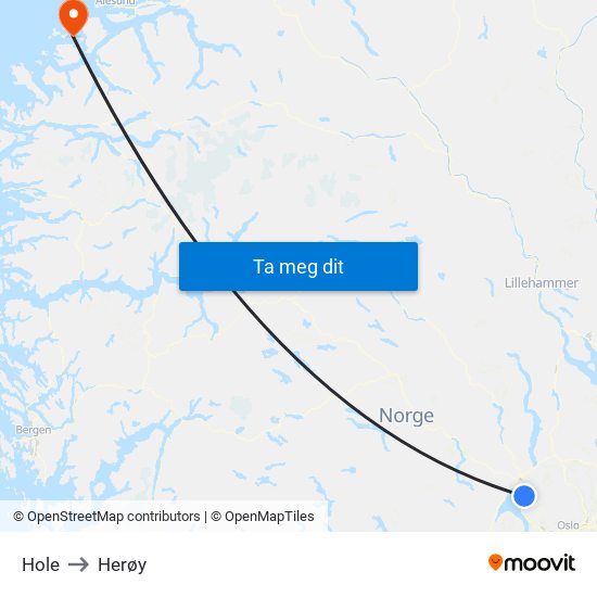 Hole to Herøy map