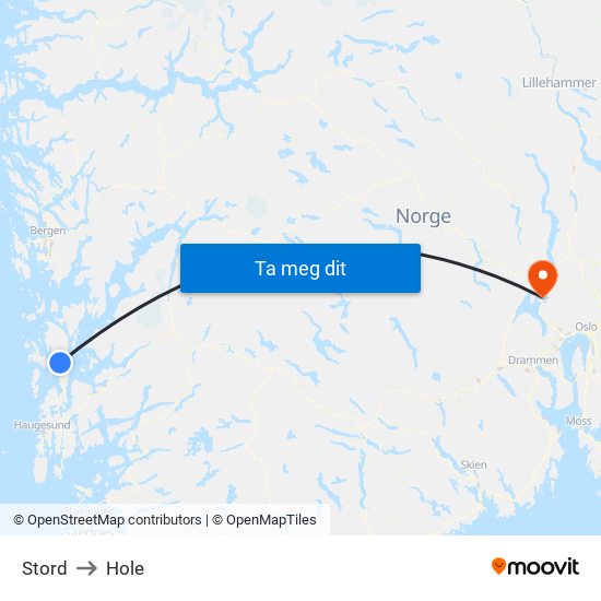 Stord to Hole map