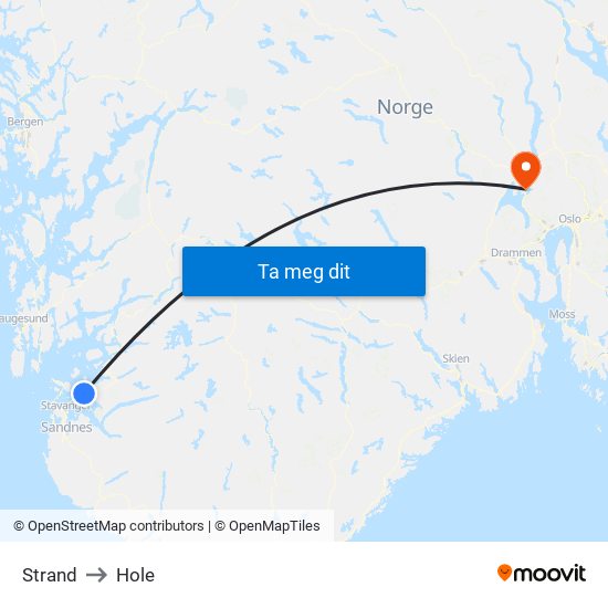 Strand to Hole map