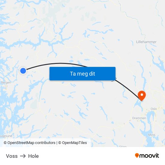 Voss to Hole map