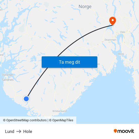 Lund to Hole map