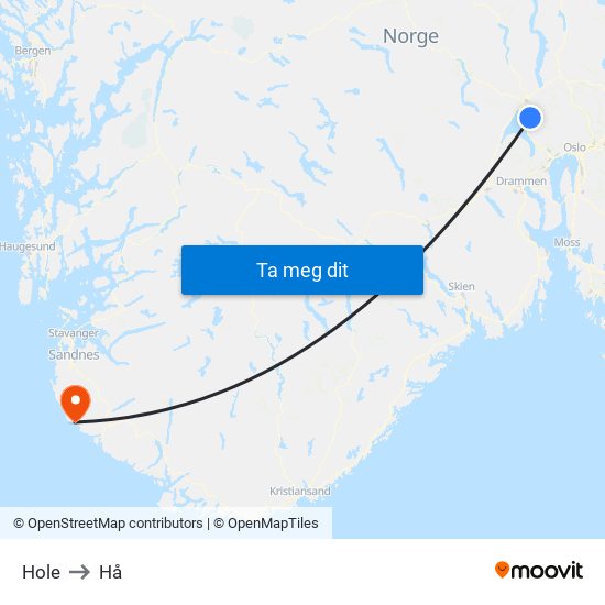 Hole to Hå map