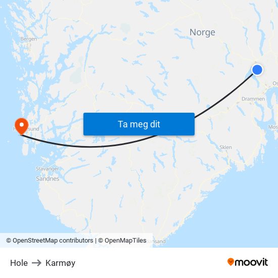Hole to Karmøy map