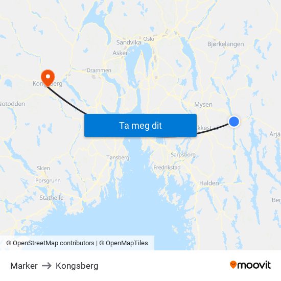 Marker to Kongsberg map
