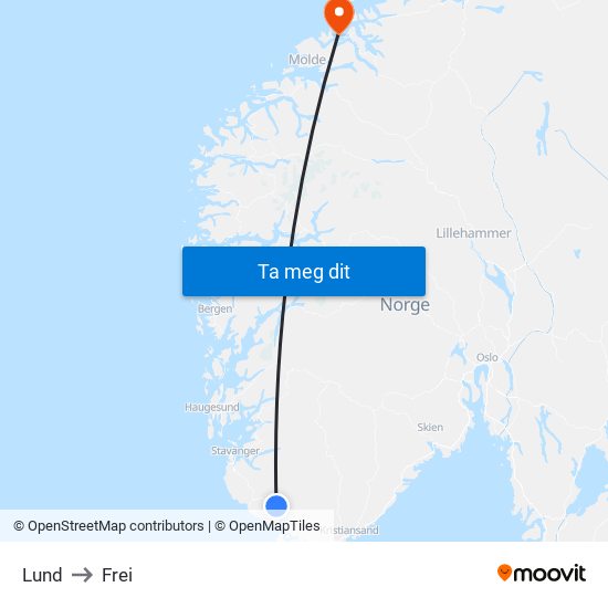 Lund to Frei map