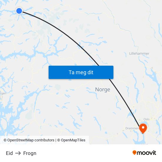 Eid to Frogn map