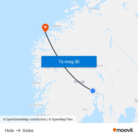 Hole to Giske map