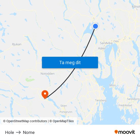 Hole to Nome map