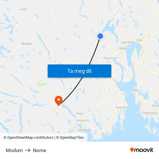 Modum to Nome map