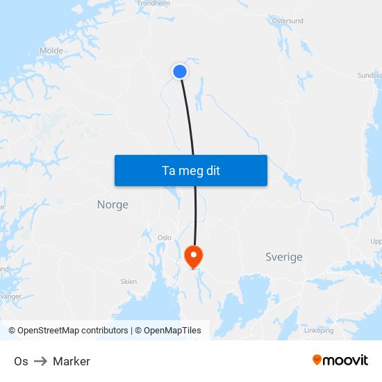 Os to Marker map