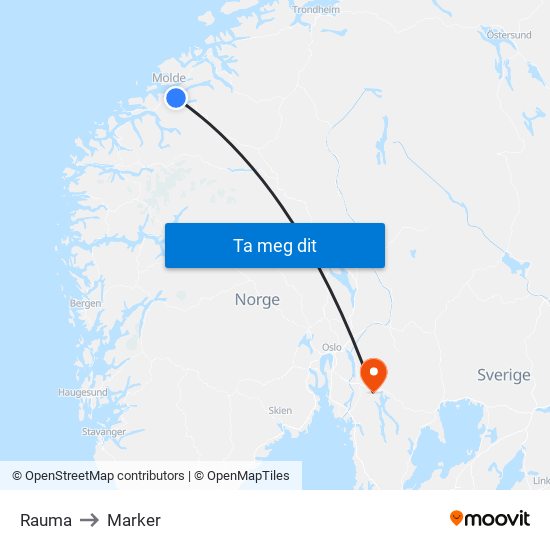 Rauma to Marker map