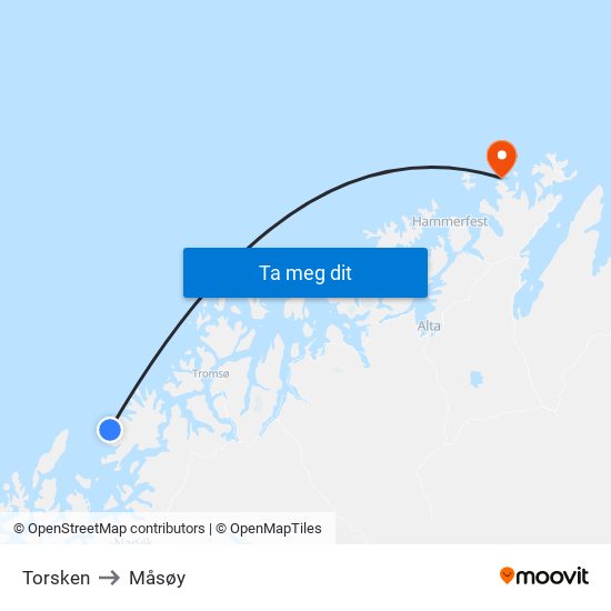 Torsken to Torsken map