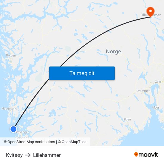Kvitsøy to Kvitsøy map