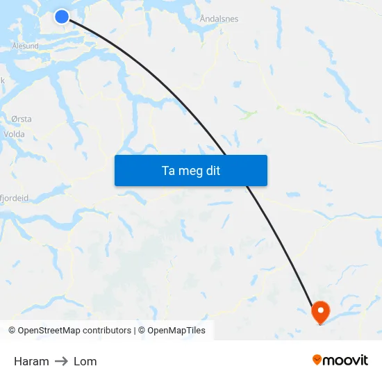 Haram to Lom map