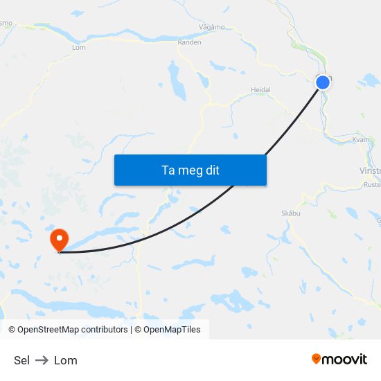 Sel to Lom map