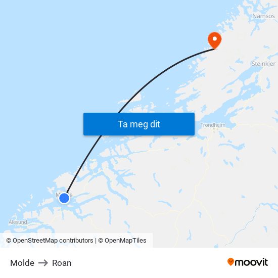 Molde to Roan map