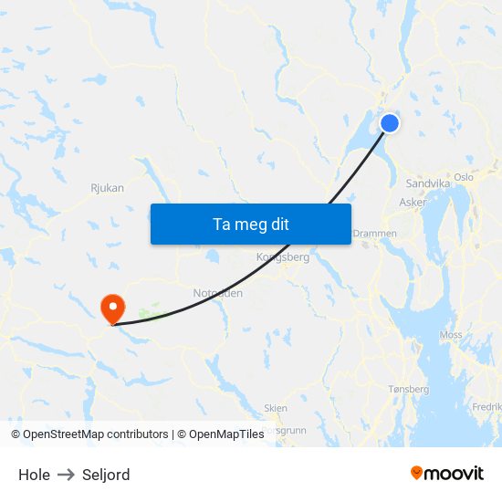 Hole to Seljord map