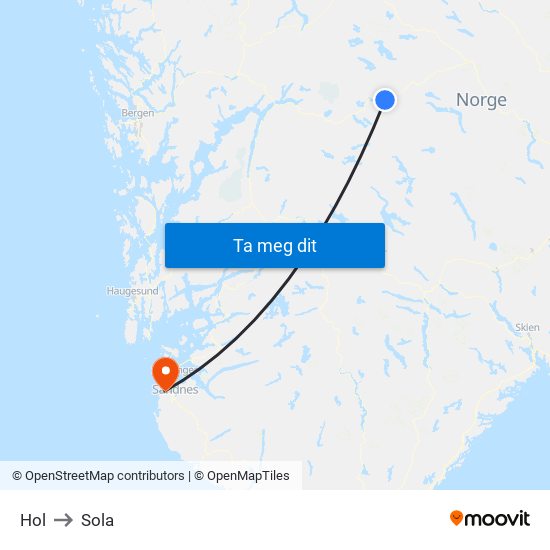 Hol to Sola map