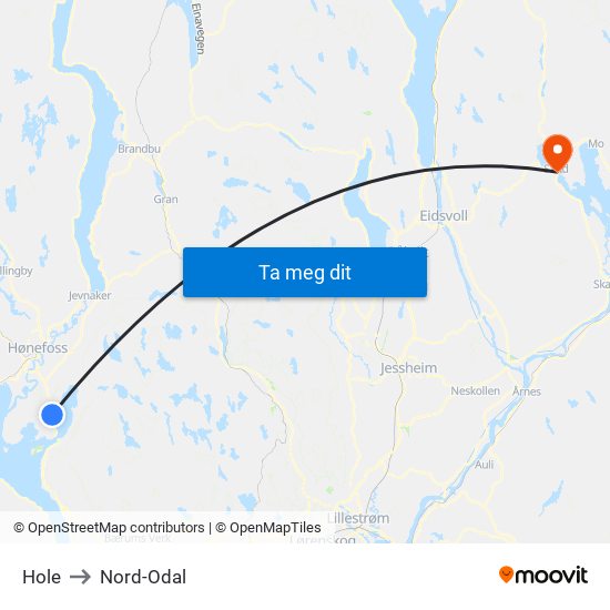 Hole to Nord-Odal map